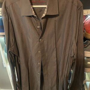 COPY - Robert Graham Xl long sleeve black with awesome design